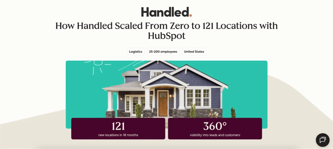 handled and hubspot case study example